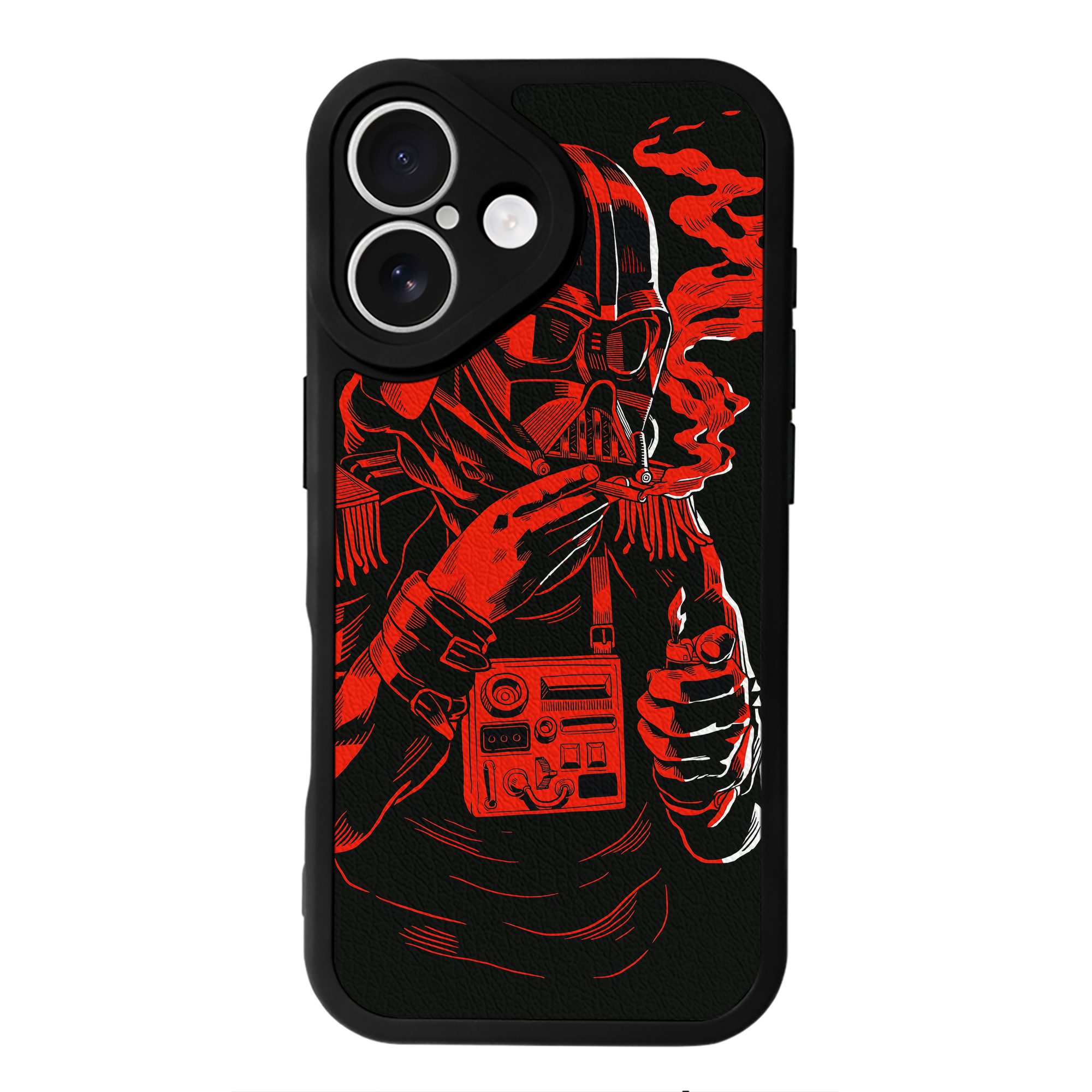 （画像用） スター・ウォーズ Star Wars 【iPhone 16シリーズ対応】シリコンスマホケース（レザー調） 材質：シリコン
